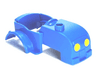 Duplo Car Body Tractor with One Stud on Hood and Yellow Headlights Pattern