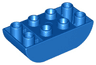 Duplo, Brick 2 x 4 Slope Curved Inverted Double