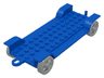 Fabuland Car Chassis 6 x 14 with Hitch