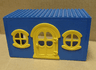 Fabuland House Block 10 x 20 x 9 with Yellow Door and Windows