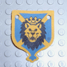 Cloth Hanging 4 x 5 with Knights Kingdom Lion Head Pattern