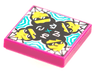 Tile 2 x 2 with BeatBit Album Cover - Kaleidoscope Guys Pattern