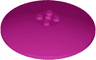 Dish 8 x 8 Inverted (Radar) - Solid Studs