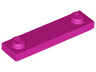 Plate, Modified 1 x 4 with 2 Studs with Groove
