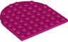Plate, Round 8 x 8 Rounded End