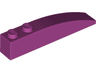 Slope, Curved 6 x 1 with 2 Studs