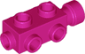 Brick, Modified 1 x 2 x 2/3 with Studs on Sides and Extended Stud Receptacle