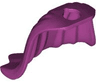 Minifigure Cape Flexible Rubber, Scalloped 5 Points