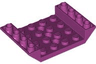 Slope, Inverted 45 6 x 4 Double with 4 x 4 Cutout and 3 Holes