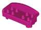 Duplo, Furniture Couch / Sofa with Rounded Back and 8 Studs