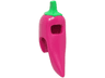 Minifigure, Headgear Head Cover, Costume Chili Pepper with Bright Green Stem Pattern (BAM)
