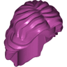 Minifigure, Hair Female Mid-Length Wavy with Center Part
