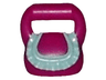Friends Accessories Purse / Bag Round with Light Aqua Ruffle Pattern