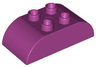 Duplo, Brick 2 x 4 Slope Curved Double