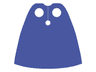 Minifigure Cape Cloth, Standard - Traditional Starched Fabric - 4.0cm Height