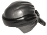 Minifigure, Headgear Ninjago Wrap Type 3 with Molded Black Bandana and Knot  Pattern