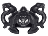 Minifigure, Headgear Helmet Ninjago with Cheek Protection and 2 Snakes wth Fangs