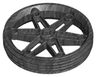 Wheel 61.6mm D. x 13.6mm Motorcycle