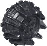 Wheel Hard Plastic with Small Cleats and Flanges