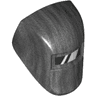 Minifigure, Visor Welding with Black and White Viewing Lens Pattern