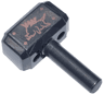 Minifigure, Utensil Tool Sledgehammer (Mjolnir, Hammer) with 4 Copper Rivets and Razorback Pattern on Both Sides