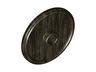 Minifigure, Shield Circular / Round Rimmed Face with Stud