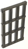 Bar 1 x 4 x 6 Grille with End Protrusions