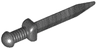 Minifigure, Weapon Sword, Roman Gladius with Thin Crossguard