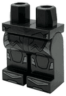 Hips and Legs with Black Knees and Panel Outlines, Dark Silver Armor Plates and Boot Tips Pattern