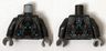 Torso Armor Robot with Blue and Light Bluish Gray Pattern / Pearl Dark Gray Arms / Dark Bluish Gray Hands