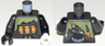 Torso Ninjago Slot Machine Pattern / Black Arm Left / Pearl Dark Gray Arm Right / White Hand Left / Black Hand Right
