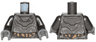 Torso SW RA-7 with Peeling Paint Pattern 2 / Pearl Dark Gray Arms / Dark Bluish Gray Hands