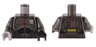 Torso SW Armor with Skull Badge and Dark Red Stripe, Black Midsection, Detailed Backpack with Red Lights Pattern / Pearl Dark Gray Arm Left / Pearl Dark Gray Arm Right with Armor Pattern / Black Hand Left / Light Bluish Gray Hand Right