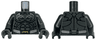 Torso Batman Logo, Black Armor Contour Lines, Silver Highlights and Utility Belt with Gold Buckle Pattern / Pearl Dark Gray Arms / Pearl Dark Gray Hands