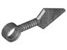 Minifigure, Weapon Spear Short with Pin Hole (Kunai)
