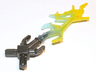Hero Factory Weapon, Lightning with Marbled Trans-Light Blue and Yellow Pattern