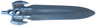 Large Figure Weapon, Sword Sir Santis / Dracus / King Mathias (Series 2) with Axle