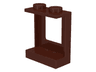 Window 1 x 2 x 2 Plane, Single Top Hole and Double Bottom Holes for Glass