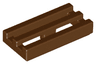 Tile, Modified 1 x 2 Grille with Bottom Groove