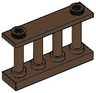 Fence 1 x 4 x 2 Spindled with 2 Studs