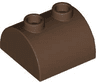 Slope, Curved 2 x 2 Double with 2 Hollow Studs