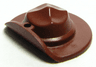 Minifigure, Headgear Hat, Wide Brim Flat
