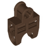Technic, Axle Connector 2 x 3 with Ball Joint Socket - Open Sides, Angled Forks with Closed Axle Holes