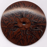 Dish 8 x 8 Inverted (Radar) - Solid Studs with Tree Branches Pattern