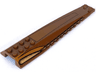Wedge 16 x 4 Triple Curved with Reinforcements with Bronze and Black Geonosian Fighter Pattern