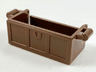 Container, Treasure Chest Bottom with Slots in Back