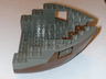 Boat, Hull Small Bow 12 x 12 x 5 1/3 with Dark Gray Top (6050 / 6051)