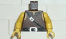 Torso Castle Dark Forestman Tie Shirt and Black Crossbelt Pattern / Yellow Arms / Yellow Hands