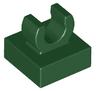 Tile, Modified 1 x 1 with Open O Clip