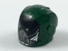 Minifigure, Headgear Helmet Armor Plates and Ear Protectors with Black Mask with Yellow Eyes and Dark Silver Breather Pattern